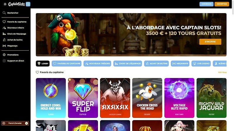 Captain Slots arnaque ou fiable ? – Ce qui fonctionne bien sur Captain Slots