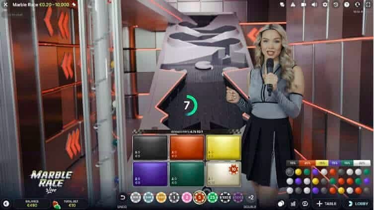 Marble Race avis – Marble Race vs les autres game shows Evolution