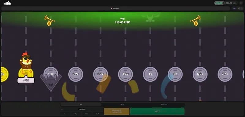 L'auto cash-out pour gérer le rythme de Pilot Chicken