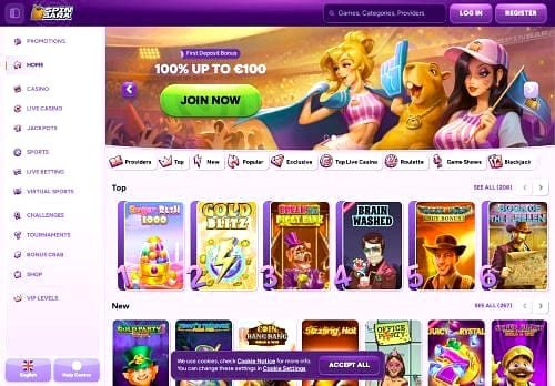 Limites de retrait Spinbara selon le statut VIP